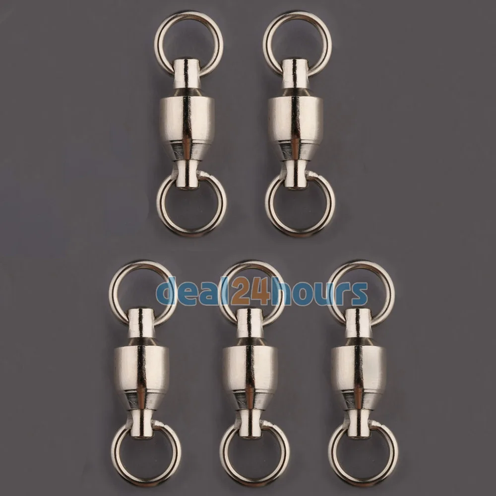 Buy 5PC Ball Bearing Swivel Solid Rings Size 10 Test