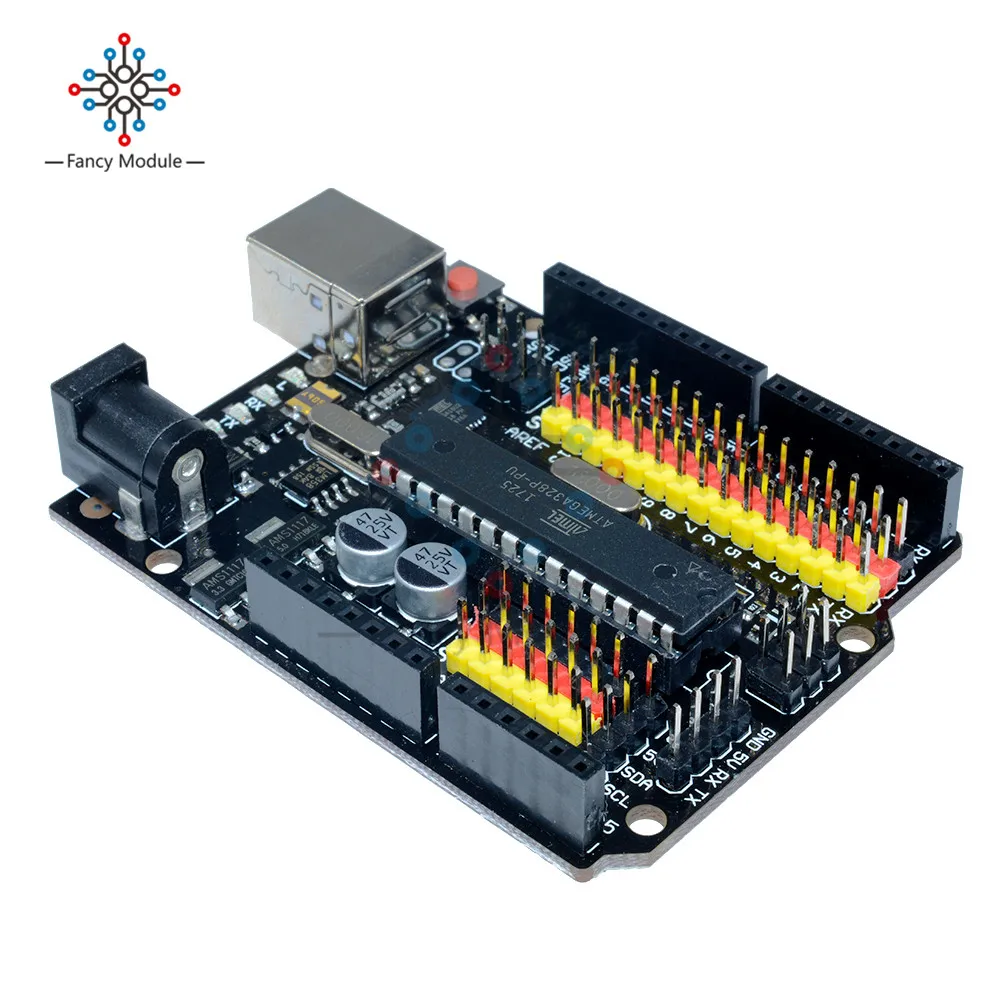 Датчик ввода/вывода щит Atmega328P Atmega16U2 расширение многофункциональная макетная плата совместима для Arduino UNO R3 PLUS One