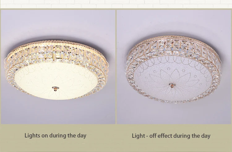 Современный простой светодиодный потолочный светильник стеклянный кристалл круглый из кованого железа креативный роскошный ресторан балкон спальня гостиная