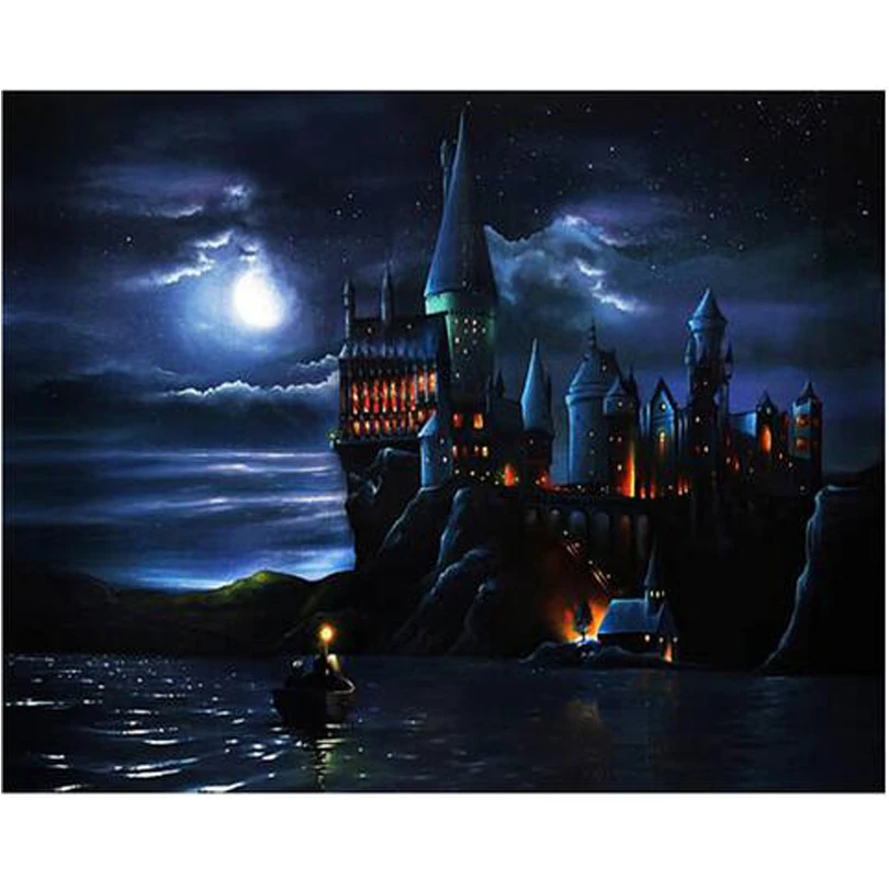DIY Diamond Painting Harry Potter School Embroidery Full Mosaic