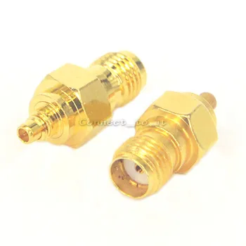 

100 Pieces SMA Female to MMCX Male Goldplated Straight Connector Sdapter