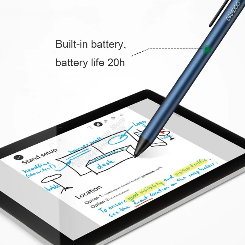 Xiaomi Mijia Smart Stylus Mrico-USB зарядка сменная ручка наконечник для письма расстояние 200 км Поддержка Android/iOS системы