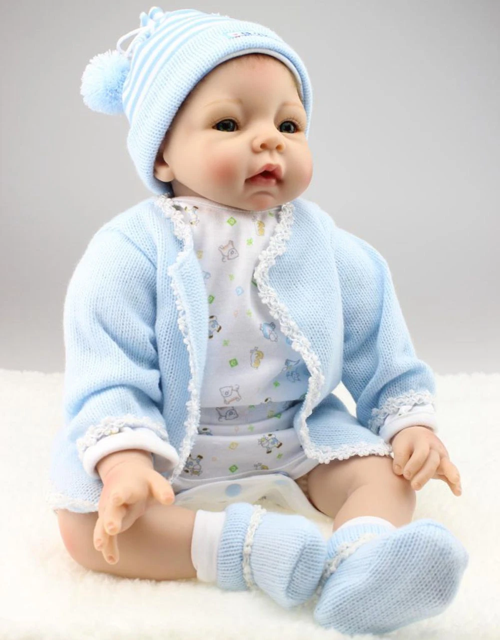 22 Realiste Silicone Reborn Bebe Garcon Alive Regard Vrai Faux Bebes Poupee Jouets Educatifs Femmes Traite Aliexpress