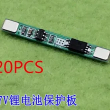 20 шт./лот 1 S 3,7 V 3A li-ion BMS батарея pcm Защитная плата pcm для 18650 литий-ионный аккумулятор li