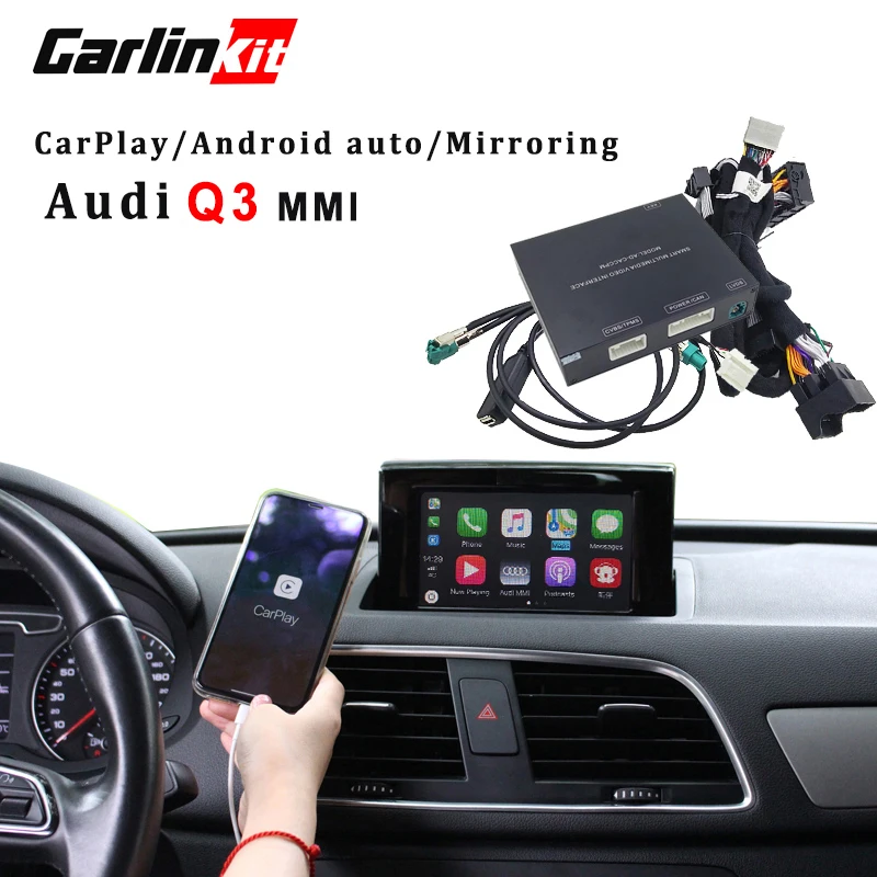 

Carlinkit Wired Apple Carplay Decoder for Audi Q3 MMI 2013-2018 muItimedia interface CarPlay Android auto Retrofit Kit