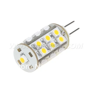 

5pcs/lot Dimmable Led G6.35 Bulb Lighting 25LED 3528SMD 1.4W Wide voltage DC10-30V/AC8-20V1.4W White Warm White Free Ship