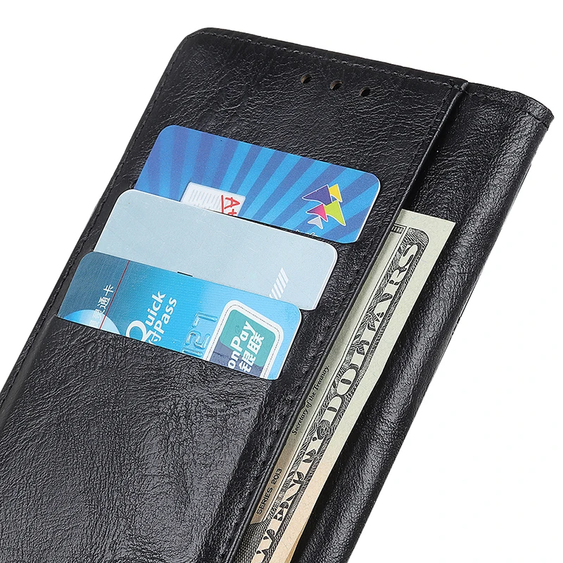 Magnetic Flip Wallet Phone Case For Samsung Galaxy A60 A20E A2 Core PU Leather Folio Flip Cover with Stand Function Card Slots