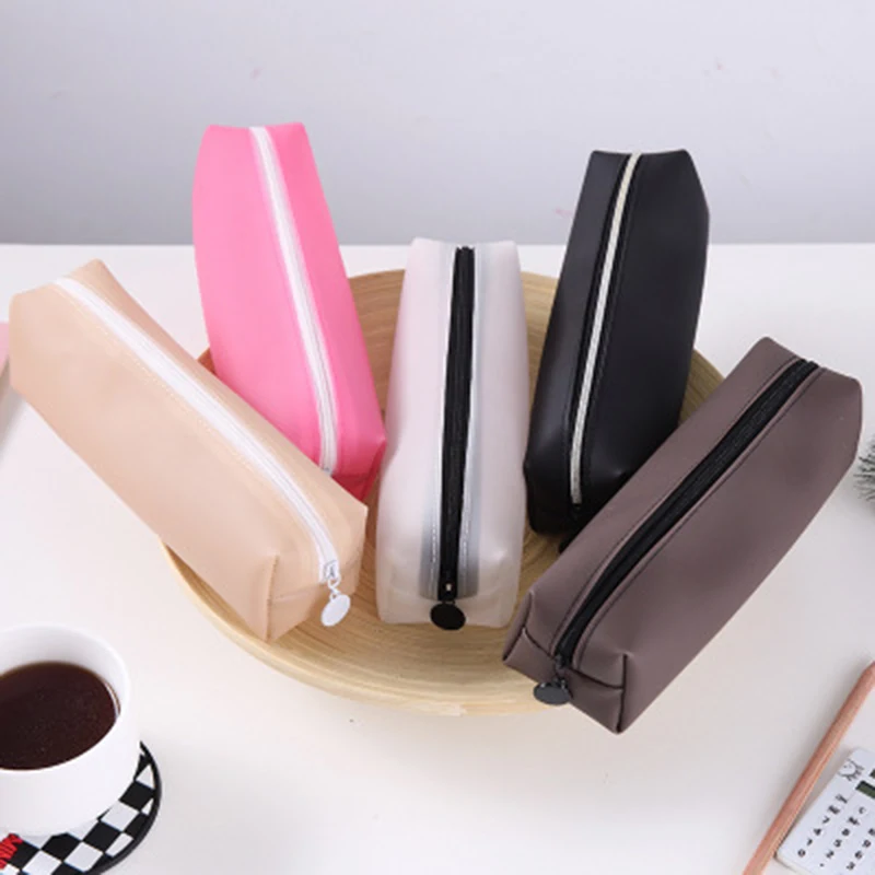 

Multifunctional PU Make Up Bag Pencil Case For Girls Boys School Student Stationery Pencil Bag Pencilcasehigh Quality Practical