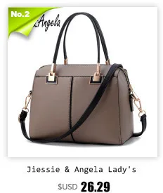 Jiessie&Angela New Famous Brand Women Bag Leather Fashion Lady's Tote Bag Tassel Handbag For Girls Vintage Shoulder Purse