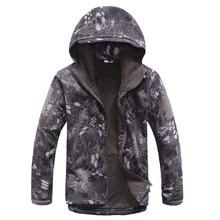 Армейская камуфляжная мягкая наружная охотничья куртка мужская TAD Shark Военная Тактическая водонепроницаемая Спортивная Весенняя Толстовка охотничья куртка