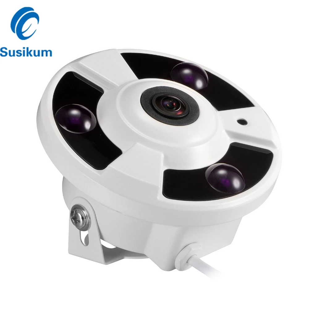 

4Megapixel Panoramic Analog Camera 360 Degree Wide Angle View 1.56mm Lens Metal Housing Vandalproof 4MP Dome Fisheye AHD Camera