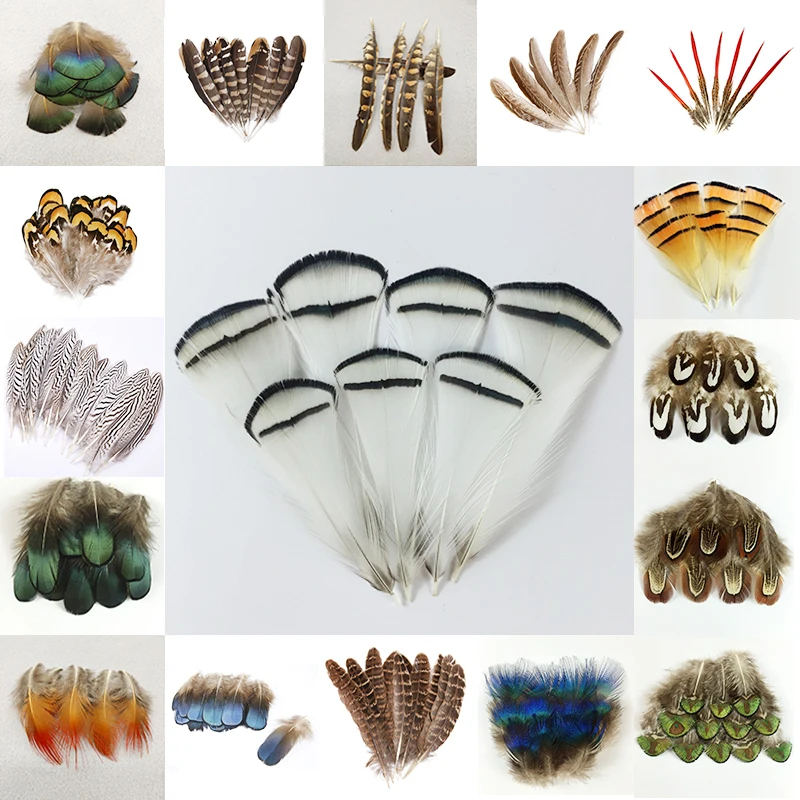 

Beautiful 10-500pcs High Quality Natural Peacock Feather Pheasant Feather Plume Jewelry Christmas Holiday Decoration Accessories