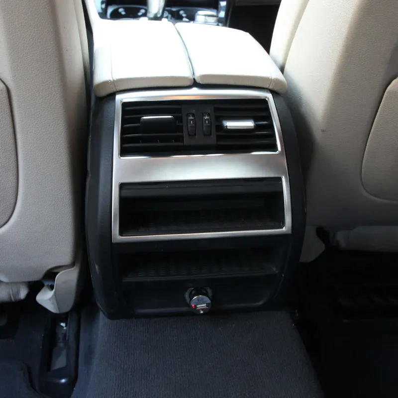 

Car Interior Rear Air Conditioning Outlet Vent Frame Sticker For BMW 5 Series f10 520 525 2011 2012 2013 2014 2015 Accessories