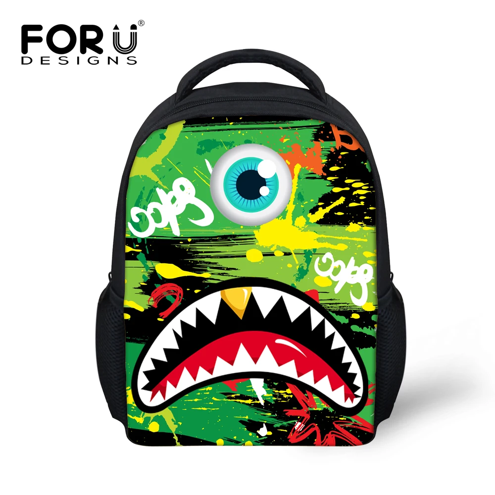 bookbag with teeth