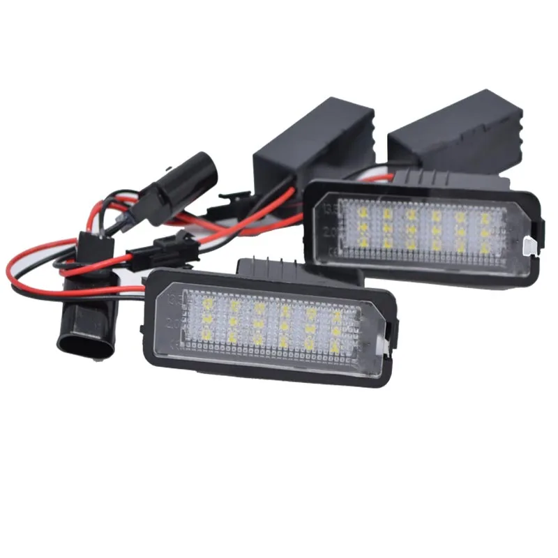 Автомобильный Стайлинг светодиодный светильник для номерного знака 18SMD Canbus без