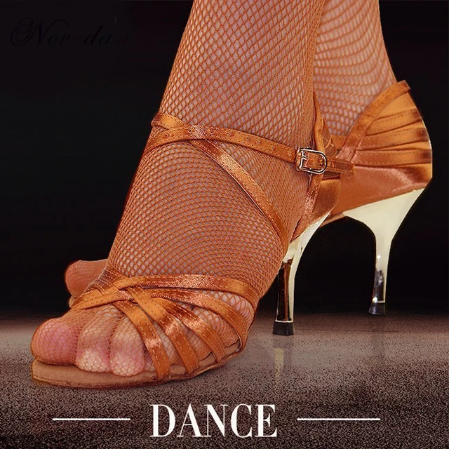 Zapatos De Baile De 3 Cm De Altura Para Mujer En Salsa, Baile De Salón Y  Latino, Tacones Altos Para Mujeres, Entrenamiento De Zapatillas De Baile  Moderno, Moda de Mujer