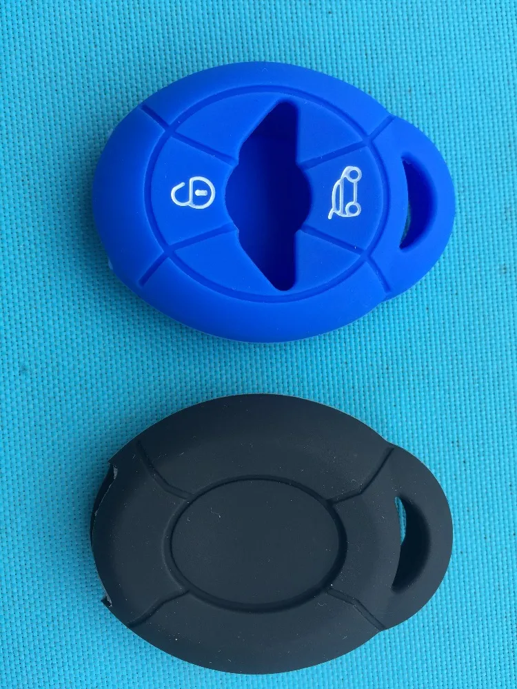 1Pc 2 Buttons Remote Smart Silicone Car Key Case Cover For Bmw Mini Cooper One S R50 R52 R53 Styling Shell Blank Accessories key case,key case cover,car key shell,remote control case cover