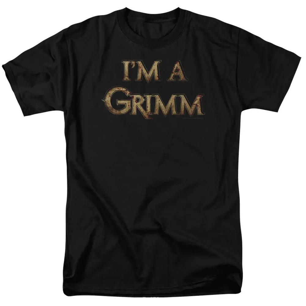 Grimm Tv Show I'M A Лицензированная взрослая футболка 2019 новейшая Мужская забавная