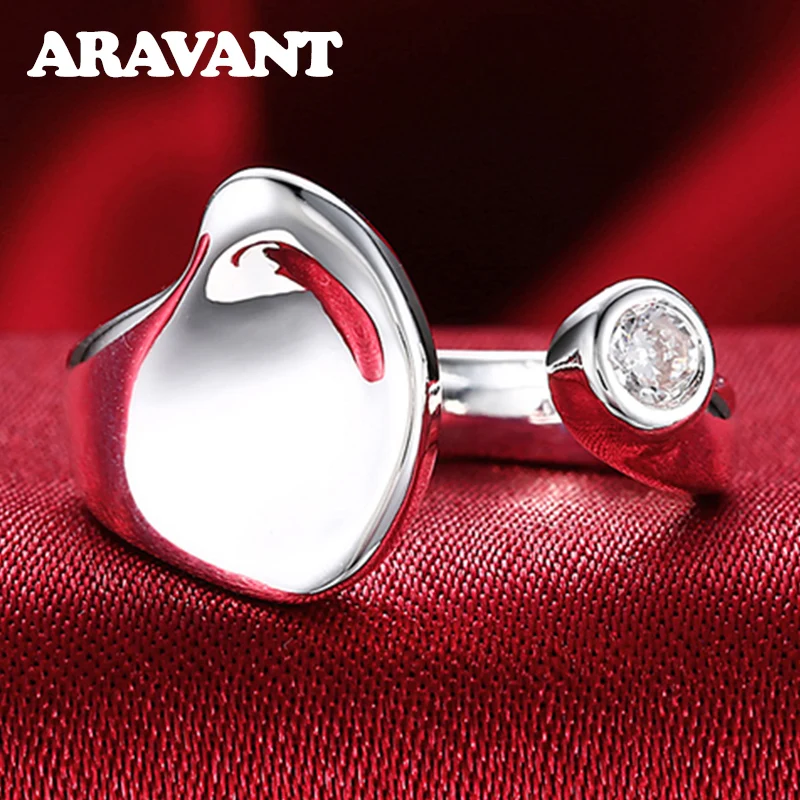 

925 Silver Jewelry Thumb Smooth Rings For Women Fashion Finger Rings