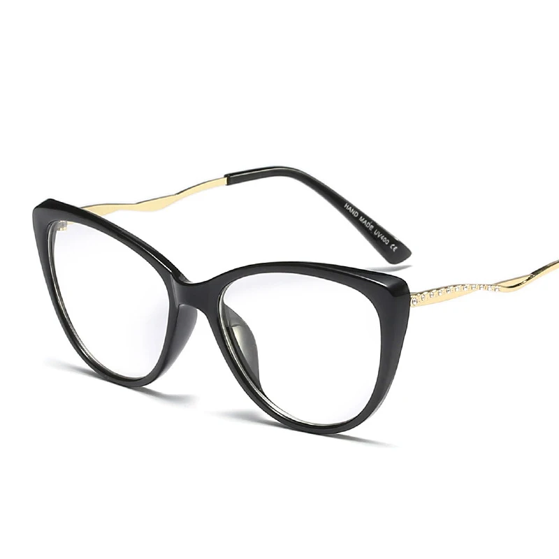 Классическая Женская Кошачий глаз стильная оправа для очков женские очки для чтения рецептурные оптические очки в оправе очки