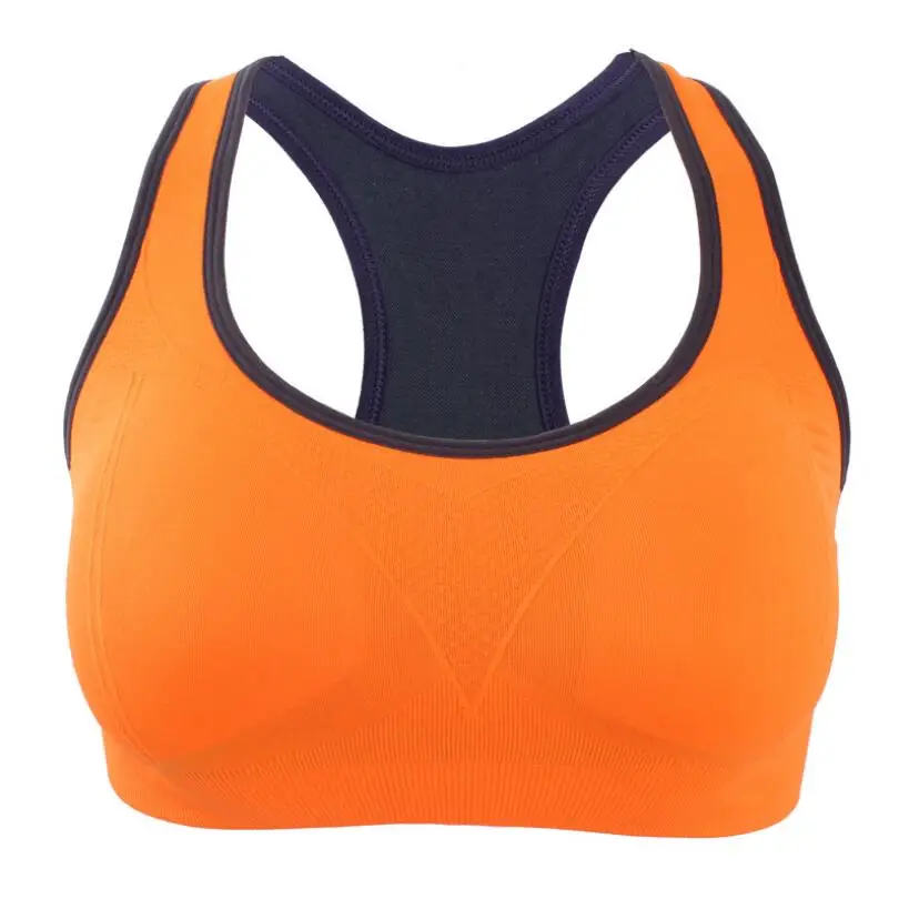 

CKAHSBI Sports Bra Women Sexy Fitness Absorb Sweat Female Running Gym Padded Shockproof Underwear Push Up Yoga Crop Top Bras