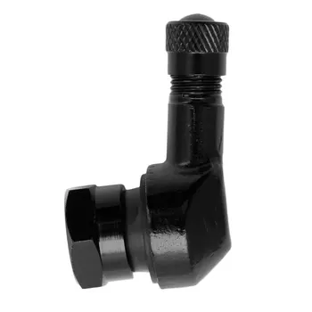 

90 degree CNC Black Motorcycle Valve Stems Tire 10mm 11.3mm Rim Wheel Aluminum