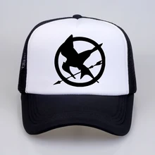 Модная бейсбольная кепка «Голод игры», популярный винтажный стиль, броши в виде птиц, шляпа для мужчин, бейсбольная сетка, сетчатая бейсболка, кепка для папы