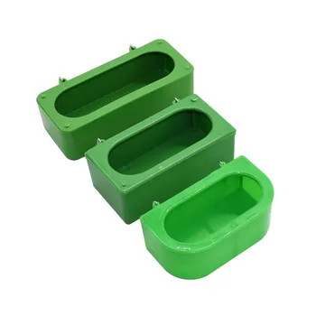 

1pcs Pet Birds Hanging Feeding Trough Parrot Food Water Bowl Feeding Splash-proof Cup Plastic Bird Pigeons Cage Feeder