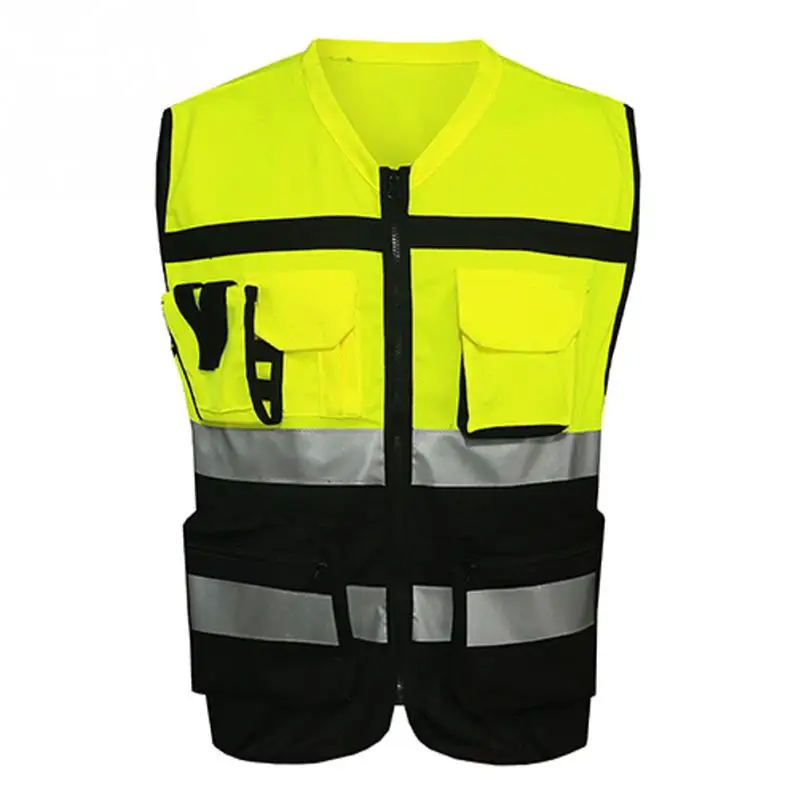 

2019 NEW Safety Security Visibility Reflective Vest Construction Traffic Cycling Wear Reflective Safety Clothing