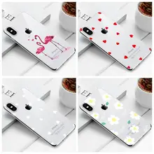 Чехол с милым узором для iPhone 8, 6 S, 7, 6 Plus, XS Max, чехол для телефона, мягкий силиконовый чехол для iPhone X, Xr, 10, мультяшный защитный чехол