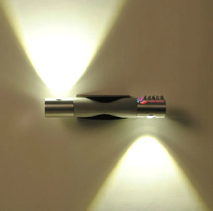 

LED aluminum wall lamp modern indoor warm bed bedroom living room hallway wall lamp crystal FG495