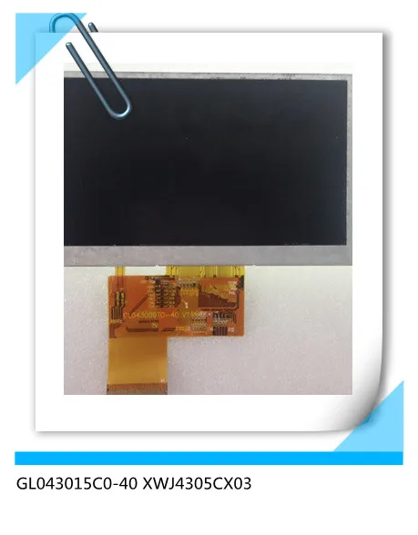 

GL043015C0-40 XWJ4305CX03 Новый 4,3 дюймовый ЖК-экран + сенсорный экран