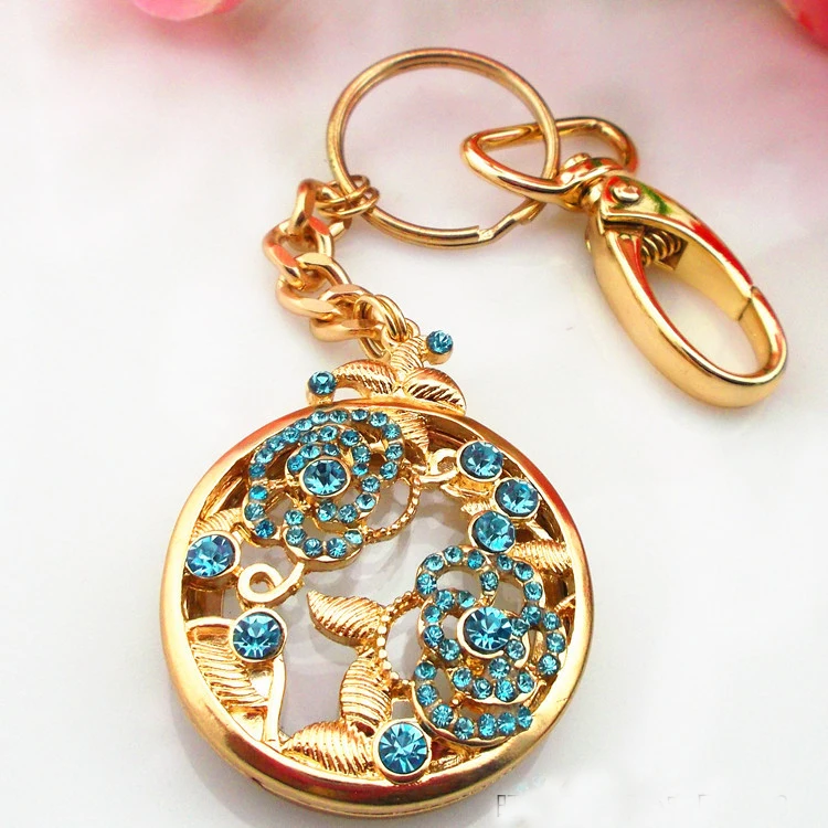 

Retail & Wholesale Vintage Brand Gold Alloy Rhienstone Flower magnifier monocle magnifying glasses DIY Dewing Needlework