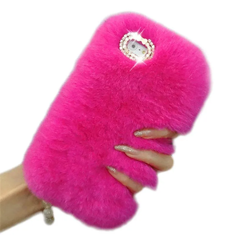 

1Pcs Fluffy Beaver Rabbit Warm Fur Cover For Google Pixel 3 Pixel 3XL Rex Real Rabbit Fur Phone case For Google Pixel 3 XL Case