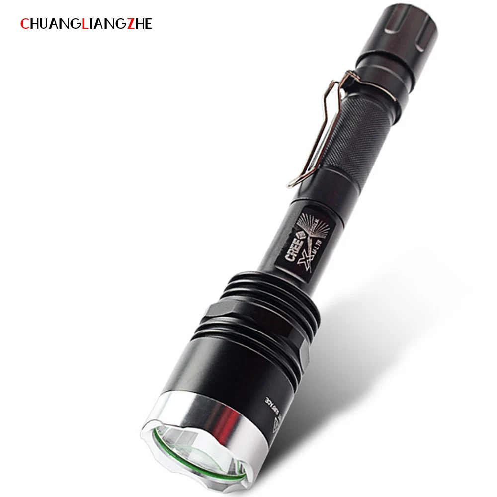 CHENGLIANGZHE LED Flashlight 18650 Battery Waterproof Rechargable
