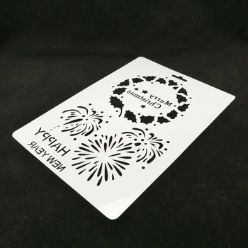 

Fireworks pvc Layering Stencils for Diy scrapbook coloring,painting stencil,home decor diy etc. Product image