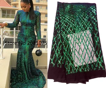 

High quality african tulle Sequins lace fabric with beaded Peach Color guipure lace fabric.2019 New design african lace fabric