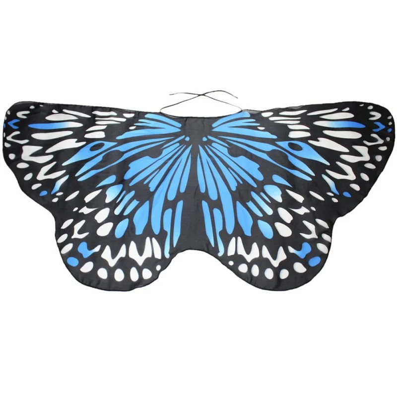 Шаль плащ «бабочка» мягкий градиентный цвет крылья бабочки дизайн плечевые ремни праздничный детский Декор костюм аксессуары