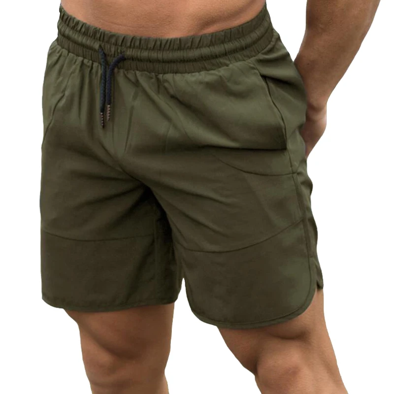 2019 Mens Shorts Calf-Length Causal Joggers Army Shorts Workout Brand Sporting Short Men Drawstring Loose Sportswear Comfortable