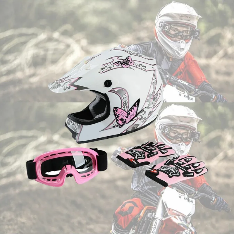 Moto rcycle точечный Молодежный детский шлем анфас внедорожный Dirt Bike ATV casco moto подарки