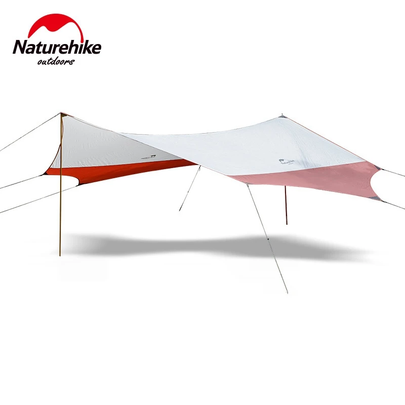 

Naturehike Hexagon Sun Shelter With Poles UV 40+ Beach Tent Shade Tarp Pergola Camping Sunshade gazebo Waterproof Awning Canopy