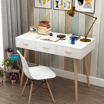 

Computer Desk study table home Furniture solid wood laptop stand notebook desk soporte notebook ordenar cajones new 120*50*75cm