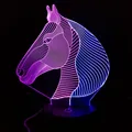 ୧ʕ ʔ୨3D Америка светодиодные фонари USB зарядка 7 цветов ...