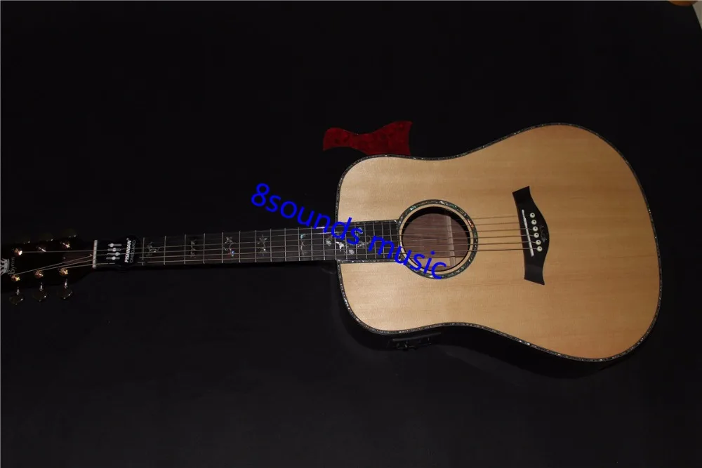 free shipping 910ce style natural acoustic guitar 8sounds music solid wood top Byron acoustic electric guitar free shipping 910ce style natural acoustic guitar 8sounds music solid wood top Byron acoustic electric guitar