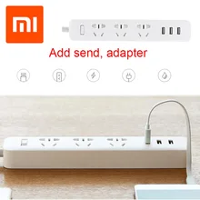 Оригинальный Для Xiaomi Smart мощность разъем Adapte 3 USB расширение Socketr зарядное устройство разъем для Умный дом электроники