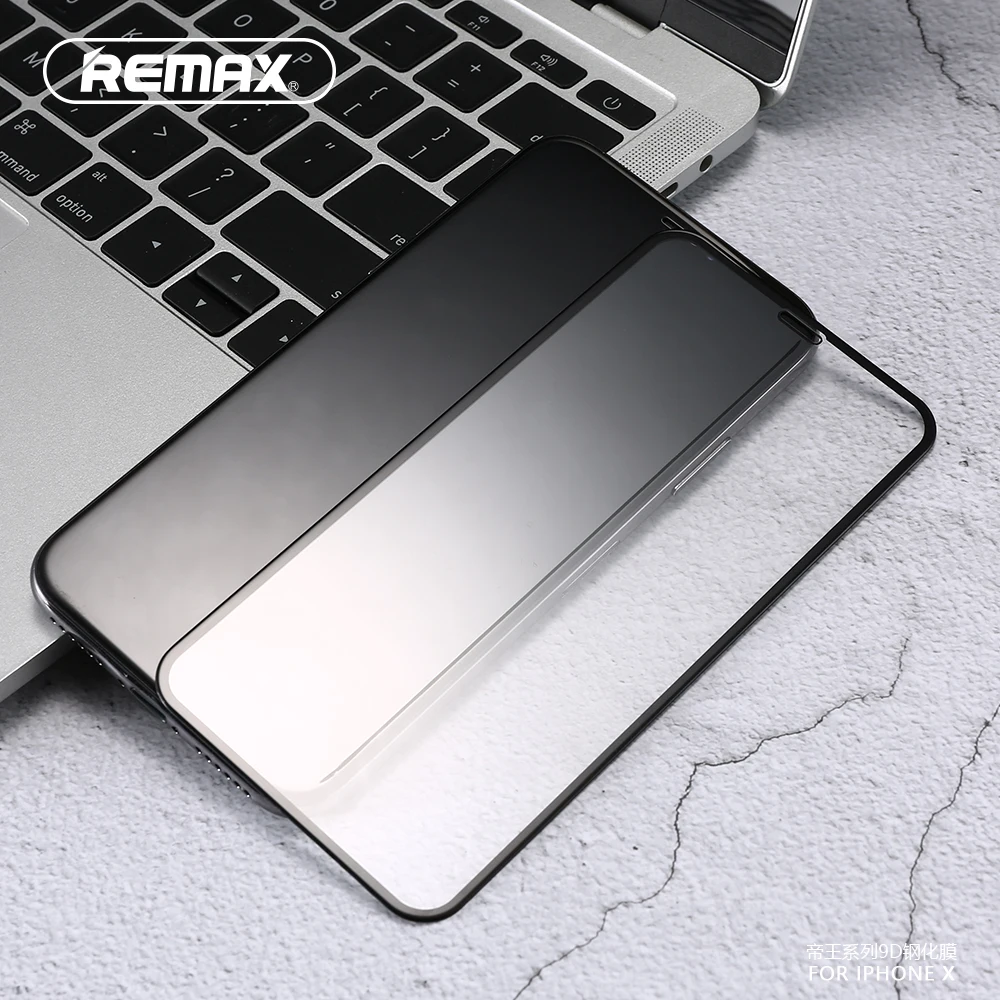 REMAX 9D полное покрытие закаленное стекло протектор экрана для iPhone 7 7plus 8 8plus изогнутая поверхность пленка