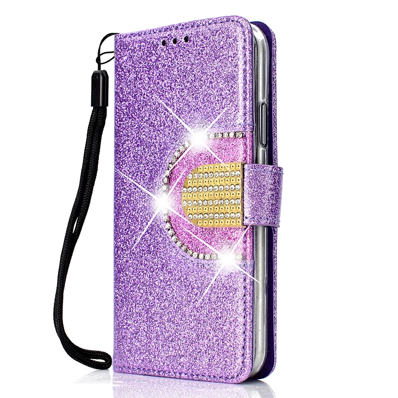 KEFO Bling Glitter Wallet Case For Iphone X 10 8Plus Diamond Flip Mirror Cover For Iphone 6 6S 7 8 Plus 6SPlus Coque Capa        (7)