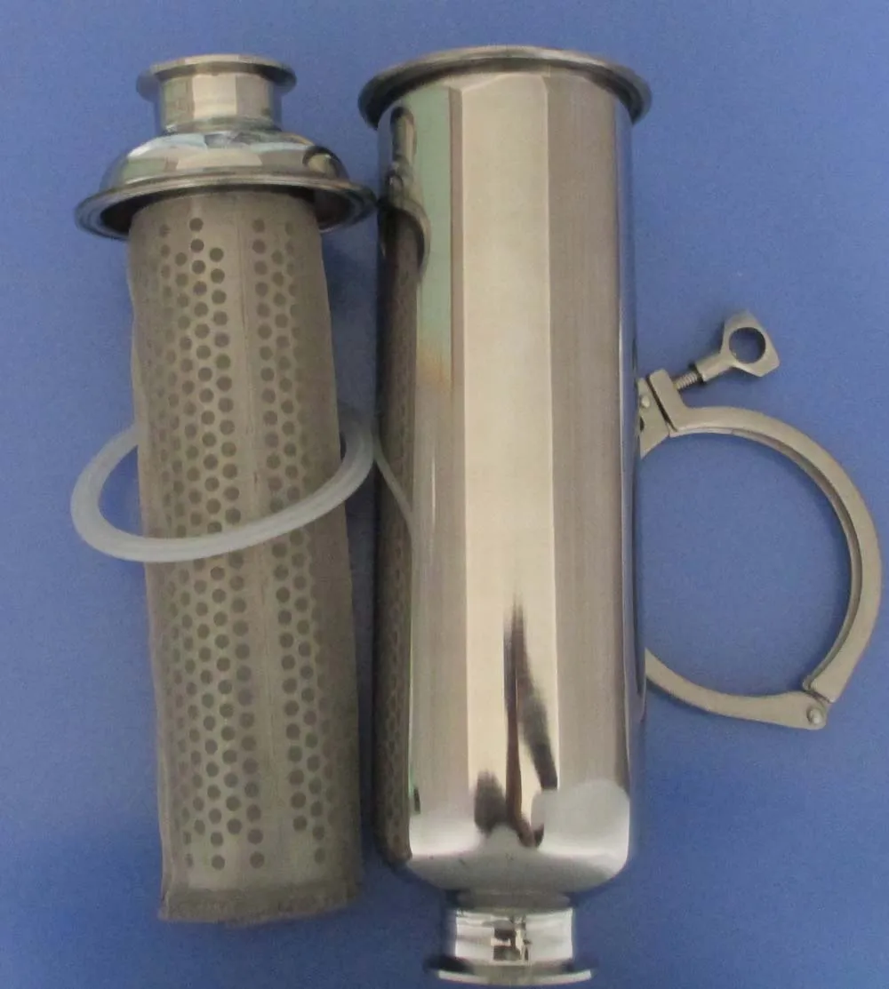 

2" Stainless Steel Tri Clamp Inline Strainer Tri Clover Compatible Wort Filter SS304