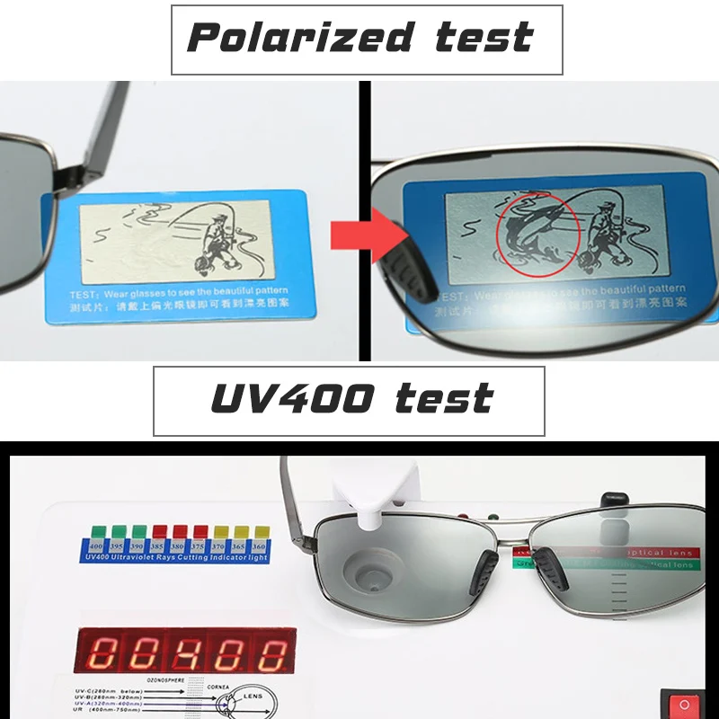 Бренд HD фотохромные поляризационные мужские солнцезащитные очки для водителей женские мужские защитные очки для дневного и ночного видения для вождения UV400