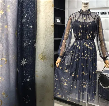 

Mesh Lace Fabric for Dress,Width 130cm,Textile Floral Ribbon Embroidery Cloth,Patchwork Tissue Sewing Diy Fabrics20180000315